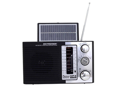 Radio Portatil Multimedia Premier RD-7676TBBSL con AM/FM/BT/MP3/SW1-5