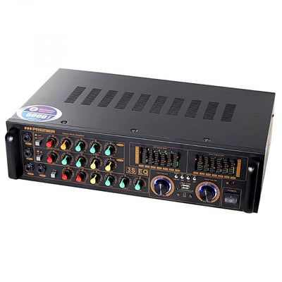 Amplificador Premier AMP-6034 usb/sd/fm/bt/mic de 8000 Watts